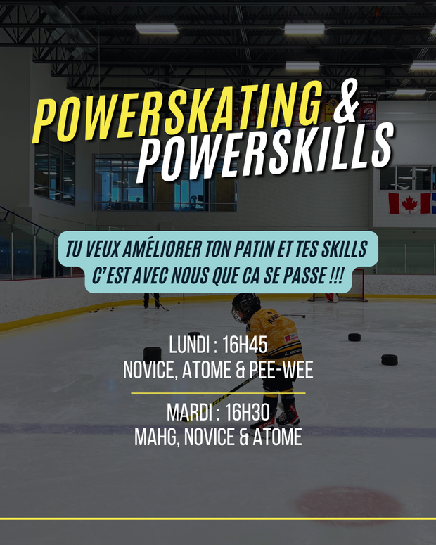 Clinique AUTOMNE-  Powerskating/PowerShooting