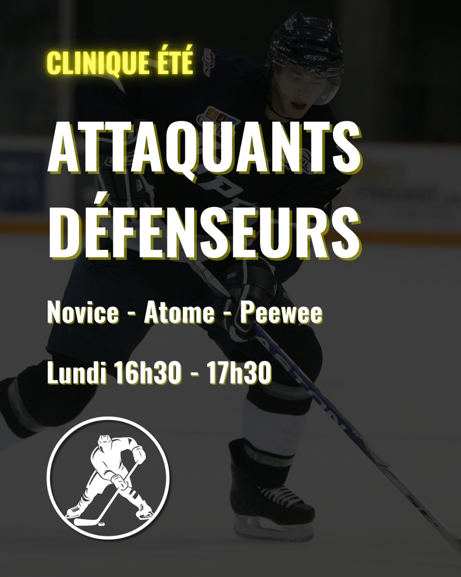 Clinique ÉTÉ -  Attaquants - Défenseurs