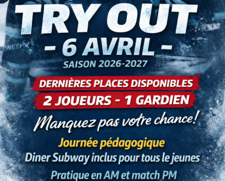 PÉDAGO - Try Out (Camp de sélection Kraken 2026-2027)