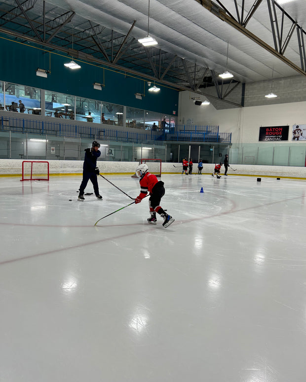 Clinique semi-privée - Hockey - patin - Académie de hockey des pros - enfants