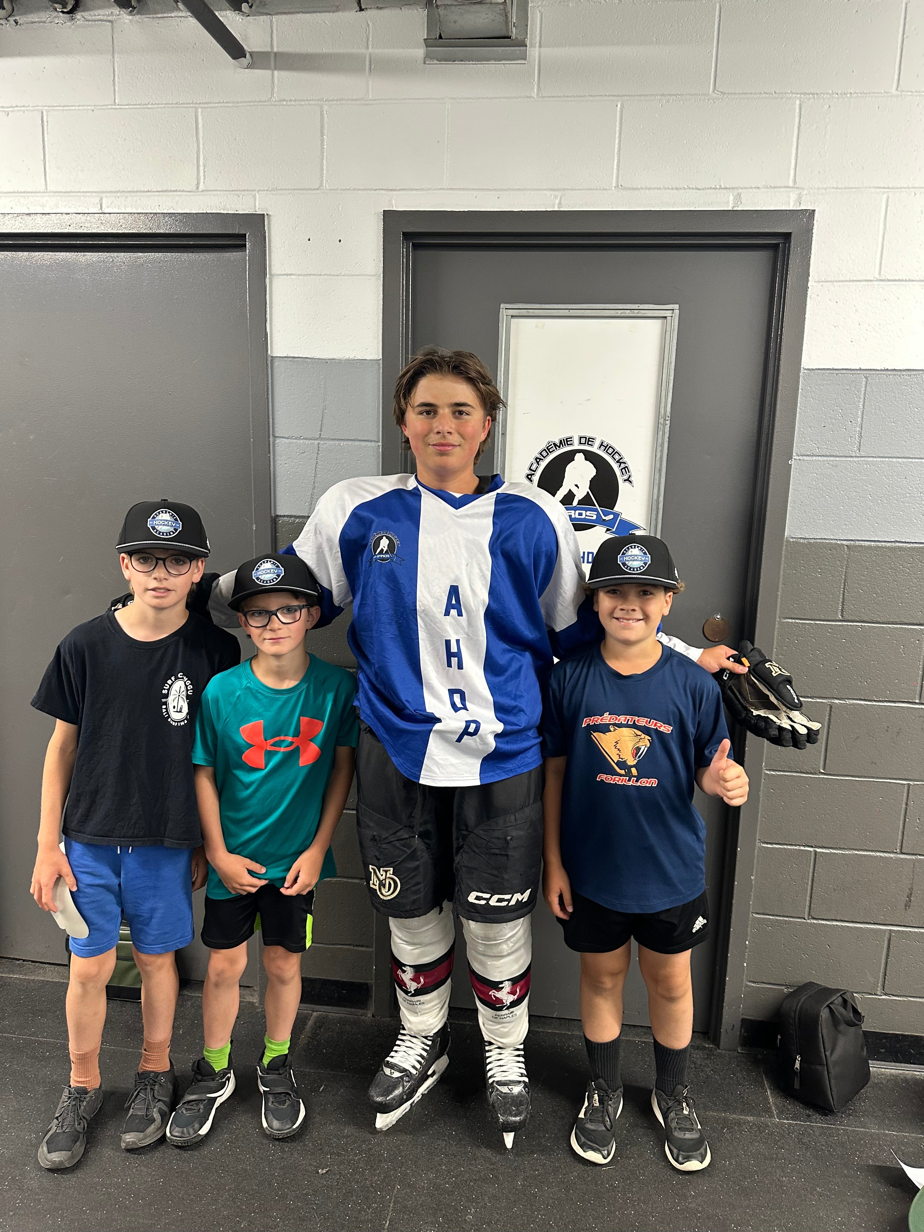 Entraînement sur glace au camp d'été AHDP