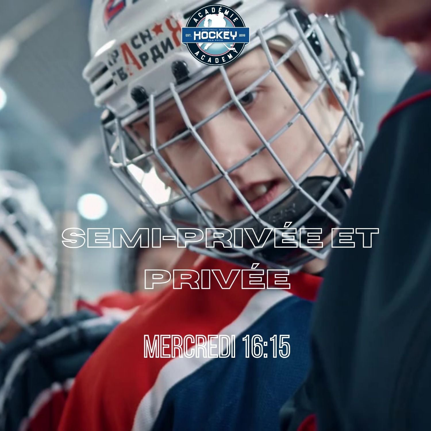 Clinique semi-privée - Hockey - patin - Académie de hockey des pros - enfants